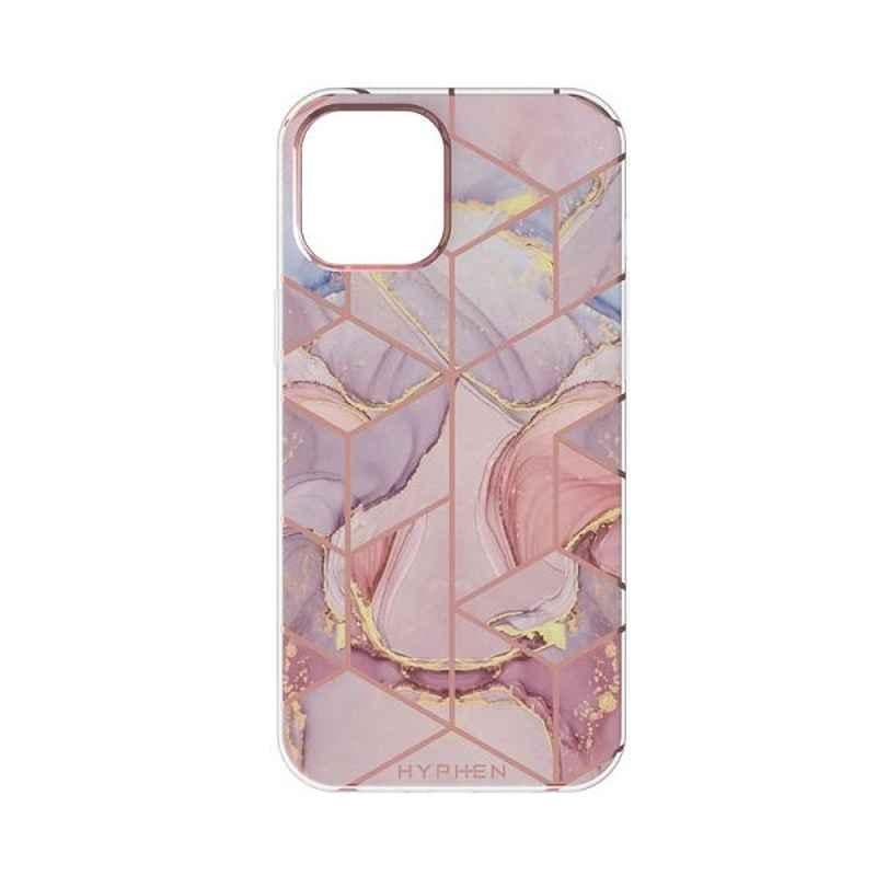 Hyphen 6.1 inch Cosmic Pink Marble Case Cover for iPhone 12 & 12 Pro, HPC-MXII618180