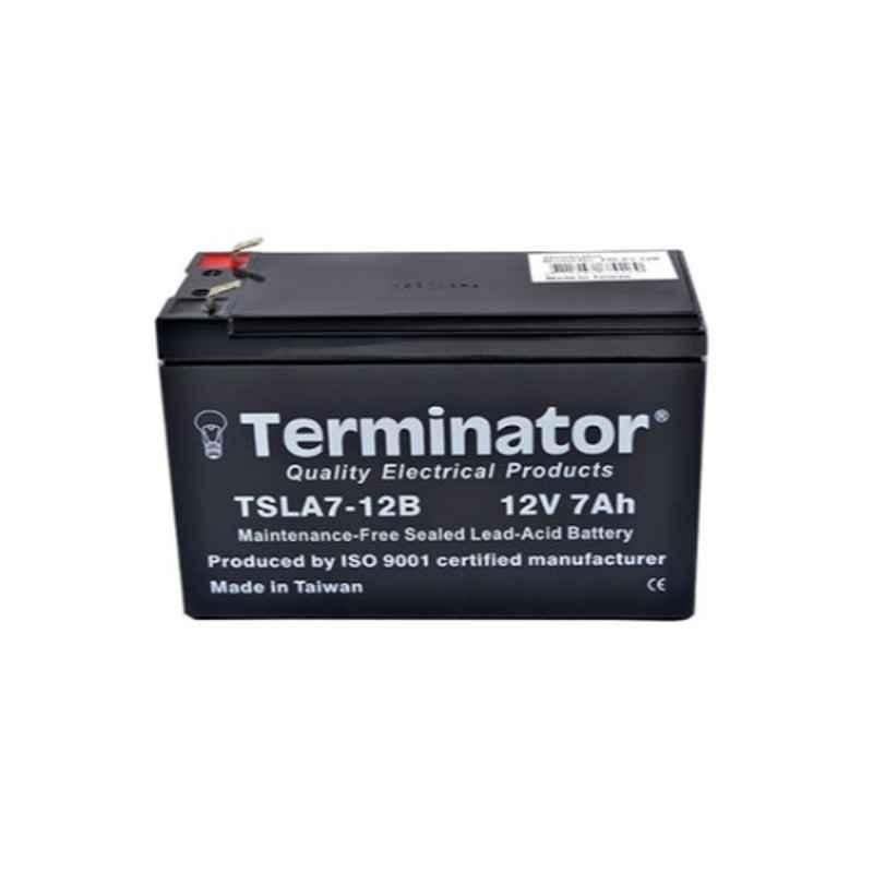 Terminator 12V 7Ah Sealed Lead Acid Battery, TSLA 7-12B