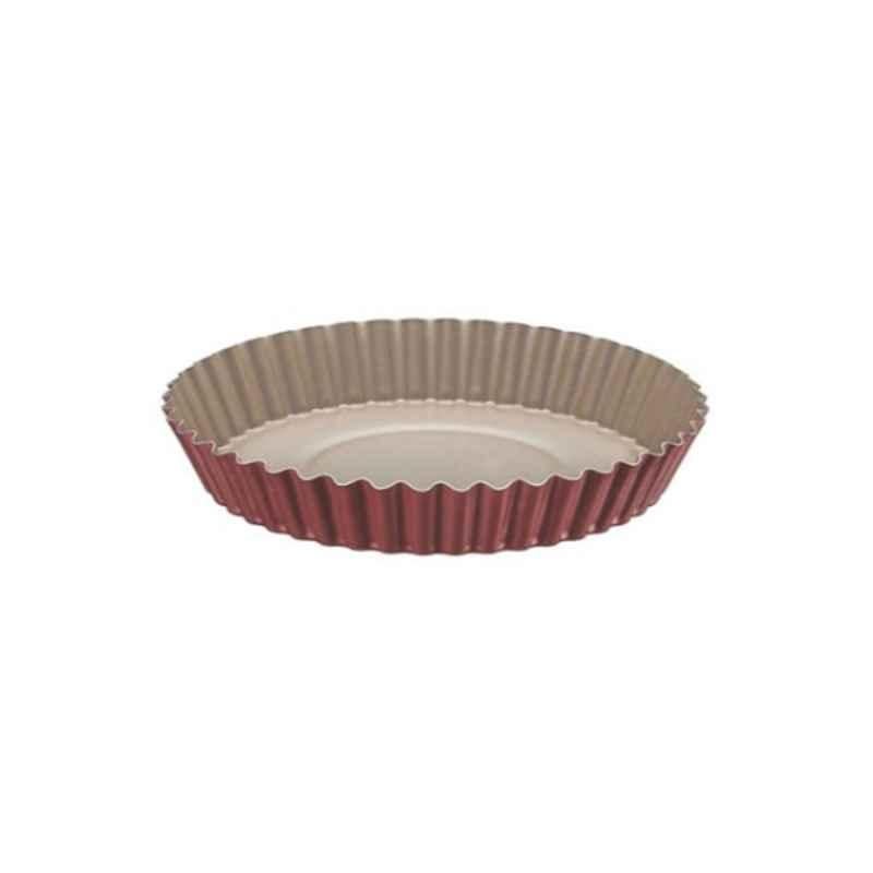 Tramontina 24cm Aluminium Red Tart Mould Tray, 20056724