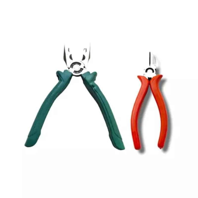 Sky Blue 2 Pcs 7.8 inch Lineman Plier Combo, SBE_PLIER_COMBO_MOD_01304