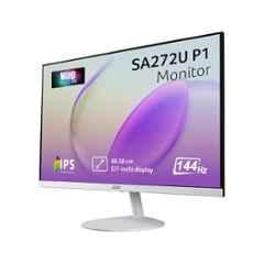 Acer SA272U P1 27 inch 2560x1440p WQHD IPS White LED Monitor