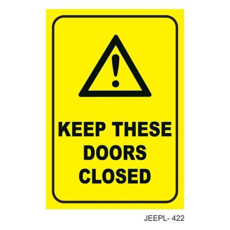 Jeepl Keep these Doors Closed Sticker, jeepl-422