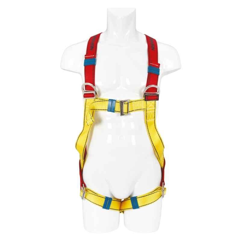Workman Polyester Red & Yellow Harness without Rope, WK 07, Size: Free