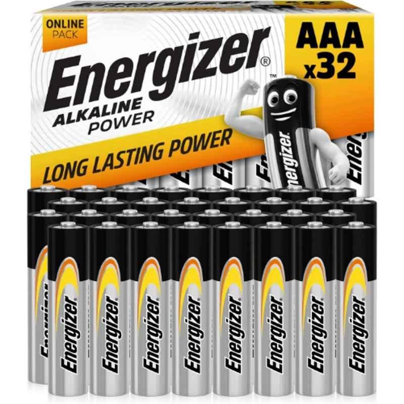 Energizer AAA Alkaline Batteries (Pack of 32)