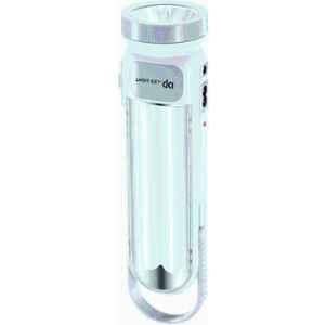 DP 6W 23cm ABS White Rechargeable LED Emergency Light, DP-7102B