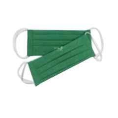 Ivillage 2 Pcs Large Green 2 Layer Washable Cotton Face Mask Set, Mask01L (Pack of 100)
