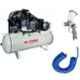 Air Power 1HP 6L Oil Free Air Compressor with Spray Gun, PU Pipe & Fittings Set, AC6L-PF021