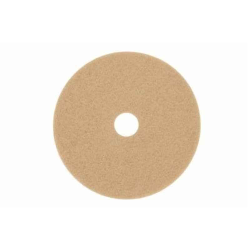 3M 5Pcs 432mm Tan Burnish Floor Pad Case, 3400