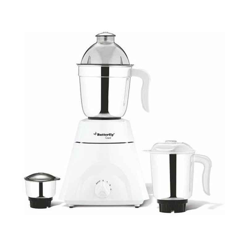 Butterfly Grand Plus 750W White Mixer Grinder with 3 Jars