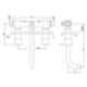Jaquar Fusion Antique Bronze Two Concealed Stopcocks with Basin Spout, FUS-ABR-29433