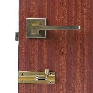 Handle Waala LB-306 Stainless Steel Antique Brass Finish Heavy Duty Mortise Lock Set with Bolt Latch