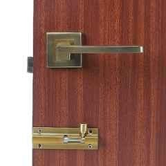 Handle Waala LB-306 Stainless Steel Antique Brass Finish Heavy Duty Mortise Lock Set with Bolt Latch