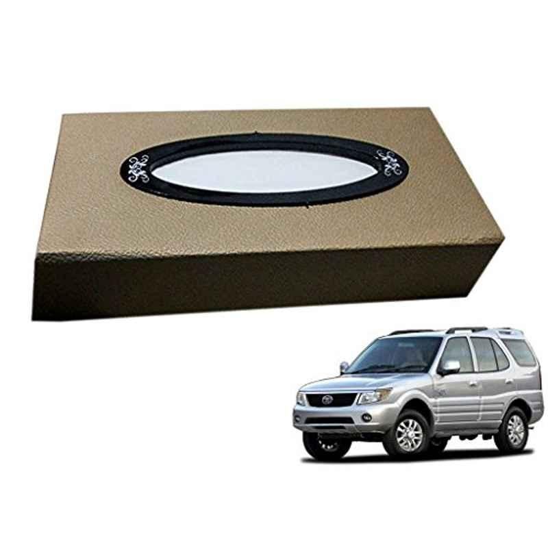 Kozdiko 200 Sheets 100 Pulls Beige Tissue Paper Box for Tata Safari, koz_16868