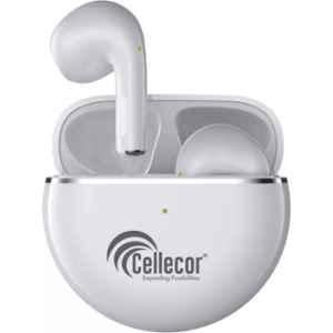 Cellecor BroPods CB02 Plus 25hrs White Earbuds