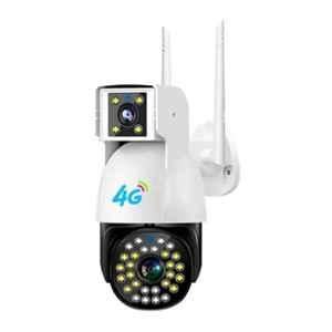 Maizic Smarthome Supercam 4MP White Dual Lens Full HD Wireless PTZ Security Camera