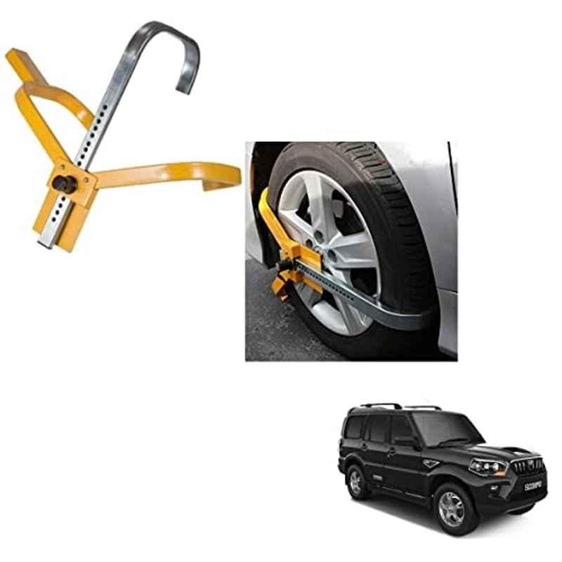 Kozdiko 13-17 inch Heavy Duty Anti-Theft Car Wheel Clamp Lock for Mahindra New Scorpio