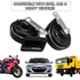 AllExtreme Shon Shontone Bike & Car Horns Super Loud Sound Air Siren (12V, Black), (Pack of 2)