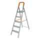 Champion 6 Step 180kg Aluminium Orange Scratch Resistance Ladder with Platform