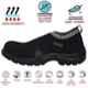 Karam Flytex FS 208 Fly Knit Fiber Toe Cap Black Sporty Work Safety Shoes, Size: 11