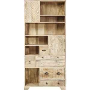 The Attic 85x35x180cm Mango Wood Natural Duns Bookshelf, KL-2049