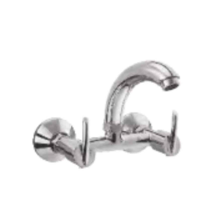 Somany Cella Brass Chrome Finish Sink Mixer with Swinging Spout, 272201150061