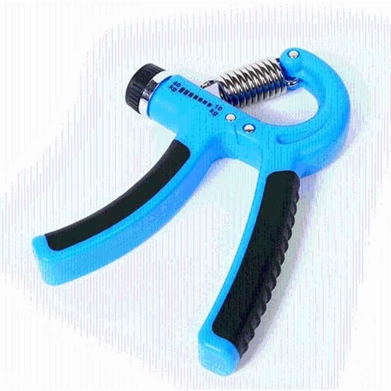 QUIT-X 8.3cm Hand Gripper 10-40kg Blue Hand Grip Strengthener & Hand Exerciser Fitness Grip