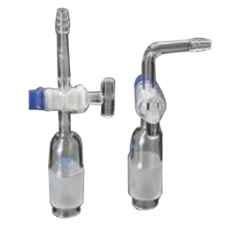Glassco 29/32 Boro 3.3 Glass Cone Adapter with Stopcock, 034.202.04