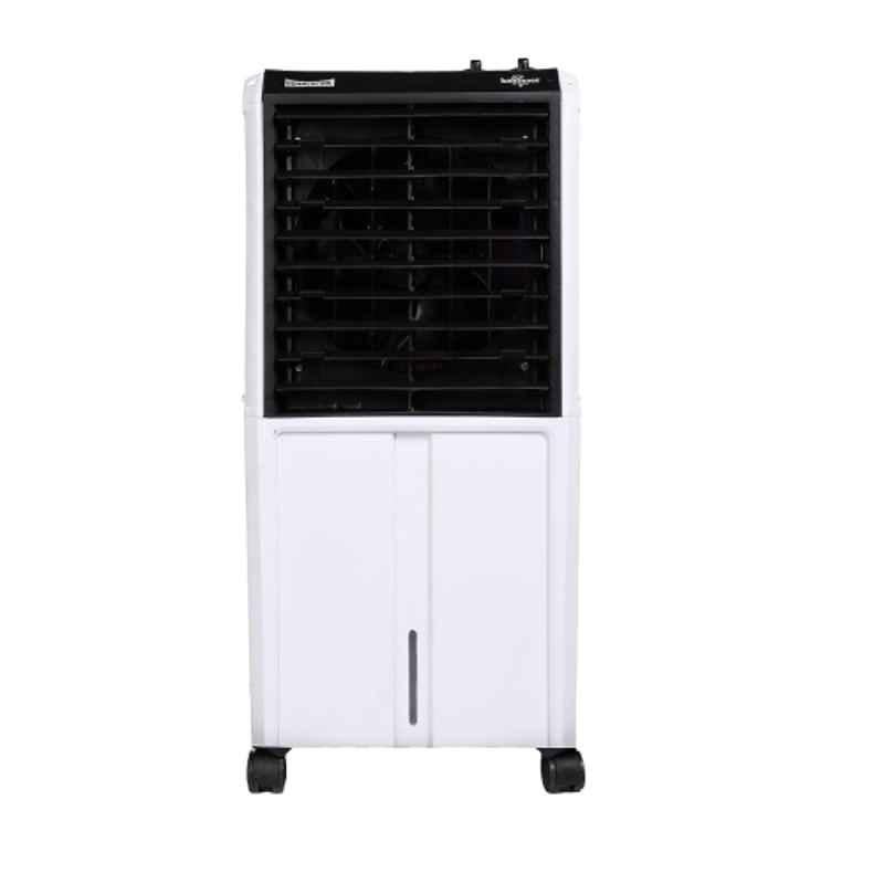 Summercool Kohinoor 125W 65 Litre Plastic White Desert Air Cooler with Honeycomb Pad Cooling & 1 Year Warranty, SUMKON65LDAC