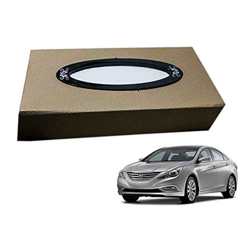 Kozdiko 200 Sheets 100 Pulls Beige Tissue Paper Box for Hyundai Sonata, koz_22338