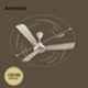 Havells 390rpm Ambrose Gold Mist Wood Ceiling Fan, FHCAMSTGMW48, Sweep: 1200 mm