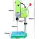 Krost 710W 2800rpm 13mm Green Bench Drill Machine with Variable Speed Control, TC-13MM