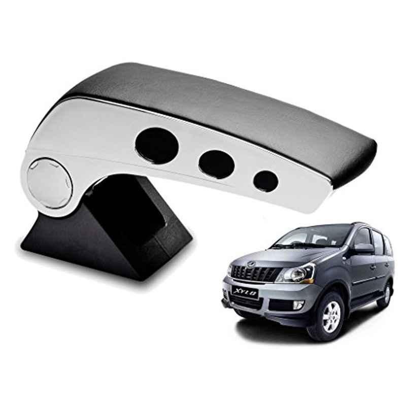 Kozdiko Black Chrome Finish Car Armrest for Mahindra Xylo