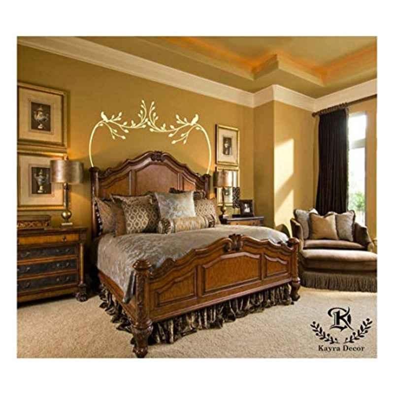 Kayra Decor 36x34 inch PVC Beautiful Branch Wall Design Stencil, KHSNT293