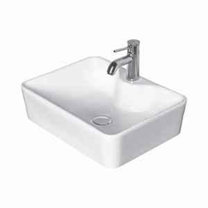 Uken LAVA 30x20x15cm Ceramic White Table Top Wash Basin