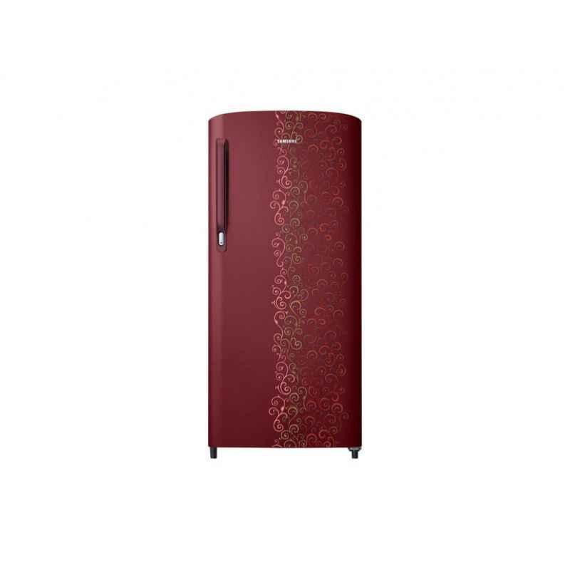 Samsung 192 Litre Royal Tendril Red Single Door Refrigerator, RR19M1412RJ/HL