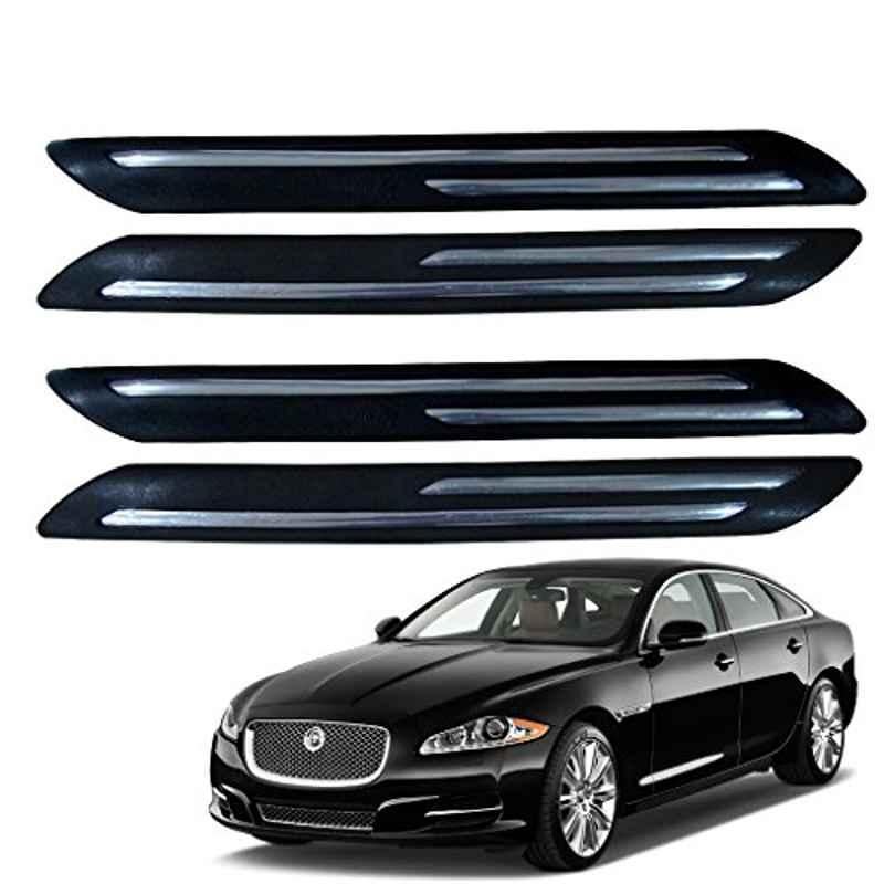 Kozdiko 4 Pcs Double Chrome Bumper Protector Set for Jaguar Xj