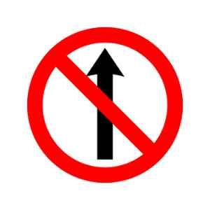 Ladwa 600mm Aluminium White & Red Circle No Entry Mandatory Retro Reflective Road Signage, LSI-MCSB-600mm-TPM