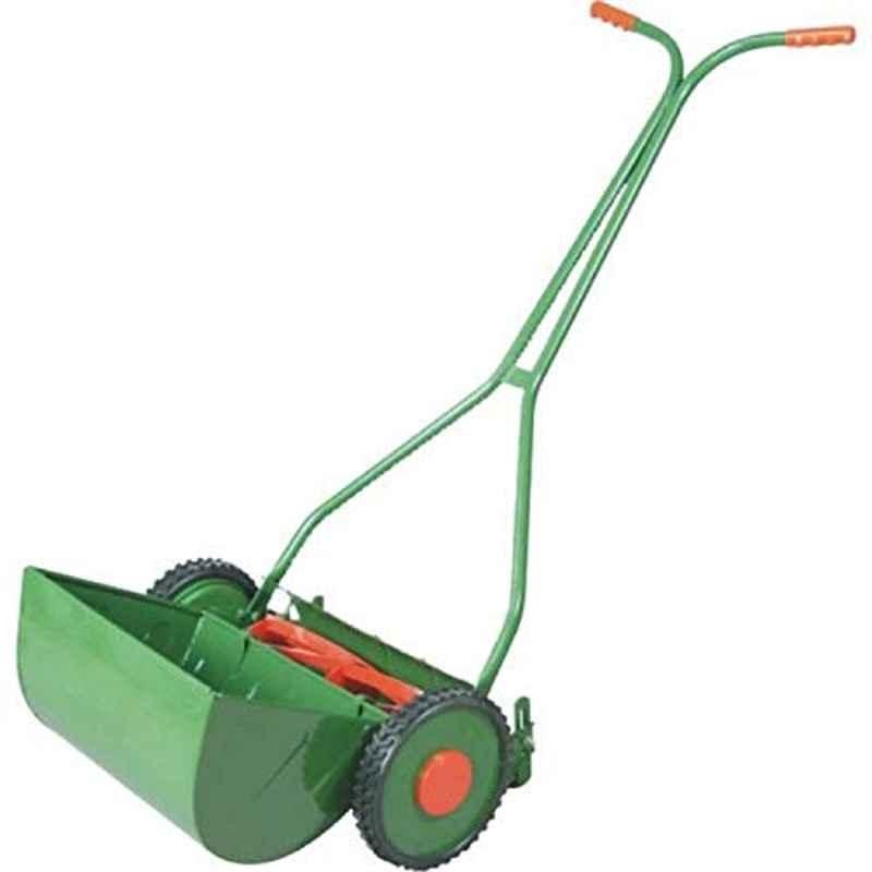 Krost Metal (Cutting Width 14 Inch) Manual Lawn Mower (Green)