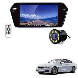 Auto Pearl CBP21 7 inch HD Bluetooth LED Touch Screen with 8 LED Reverse Camera for BMW 4 Series