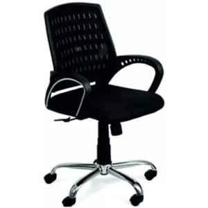 Vizolt Black Low Back DIY Ergonomic Mesh Chair for Office, Home & Study