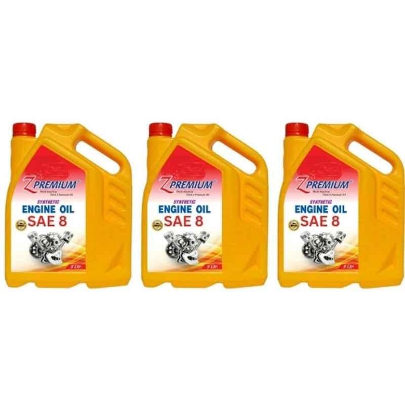 Z Premium SAE 8 5 Litre Engine Oil (Pack of 2)