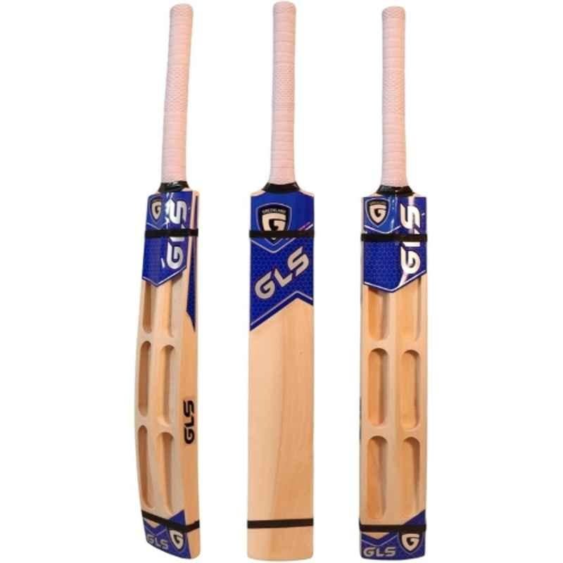 GLS BIGMAC 500 PRO 900-1100g Kashmir Willow Wood Full Size Scooped Cricket Bat with Cover for 15+ Yrs