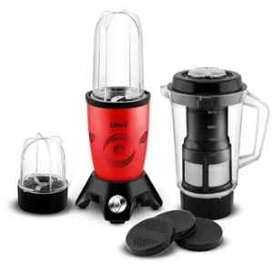 Libra 500W ABS Red BPA Free Mixer Grinder Blender with 2 Jar & Juicer, LNUBJR01