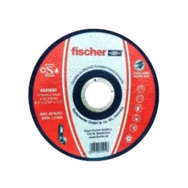 Fischer 50Pcs 115x1.0x22.23mm Stainless Steel Cutting Disc Set,