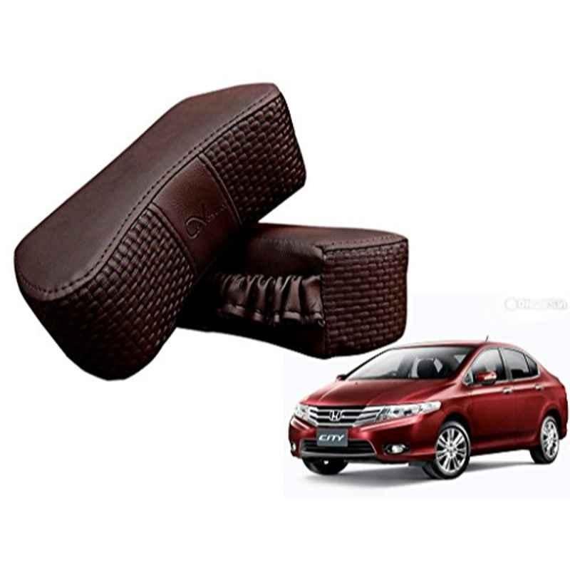 Kozdiko 2 Pcs Memory Foam Cola Neck Rest Cushion Pillow Set for Honda City