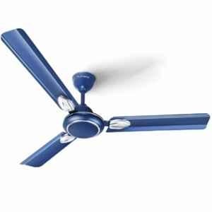Longway Kiger P1 50W 3 Blade Ultra High Speed Silver Blue Decorative Ceiling Fan, Sweep: 1200 mm
