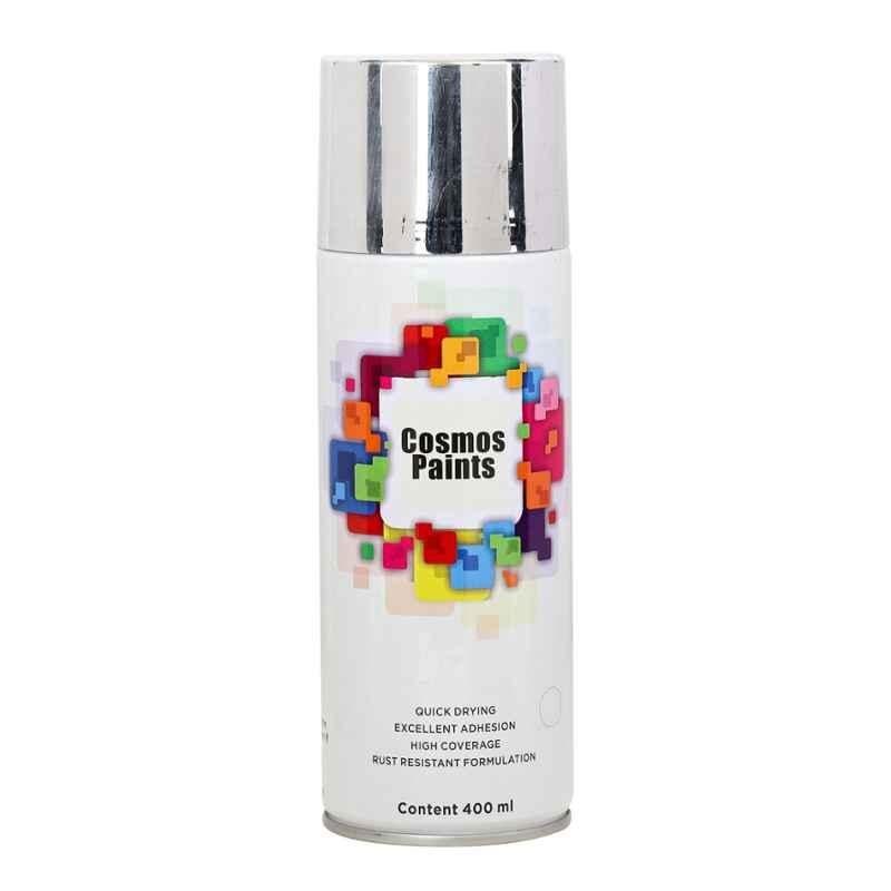 Cosmos 400ml Bright Chrome Spray Paint, 318A