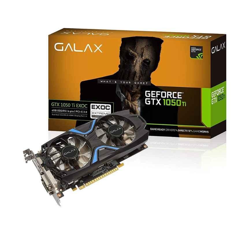 Galax 1050 TI EXOC Graphic Card with 2 Fan