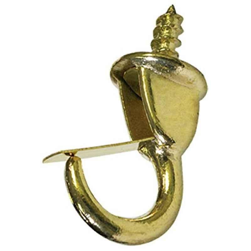 Hillman Metal Gold Safe Hook, 122242 (Pack of 3)