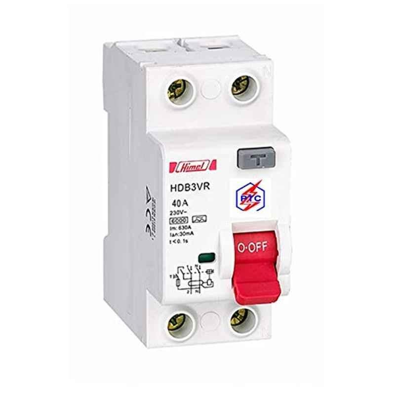 Himel 40A 2P 300mA Earth Leakage Circuit Breaker, HDB3VR240TC